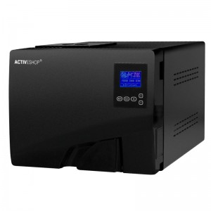 LAFOMED AUTOKLAVE PREMIUM LINE LFSS08AA SU 8 L SPAUSDINIMU B KLASĖS MEDICININĖ JUODA